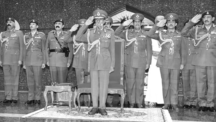 The last military parade at which HM took salute