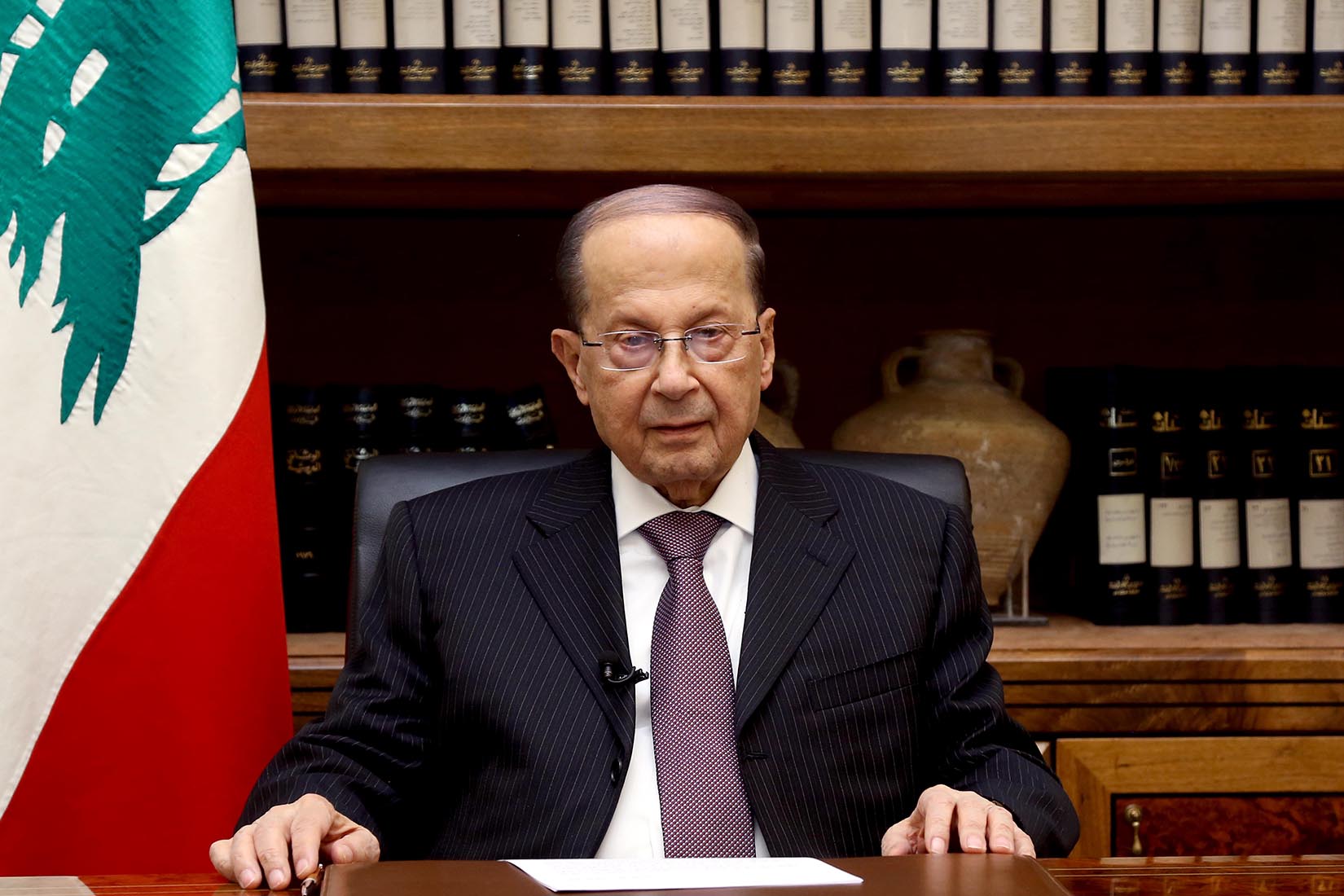 جلالة السلطان هيثم يتلقى برقية تعزية من الرئيس اللبناني ميشال عون