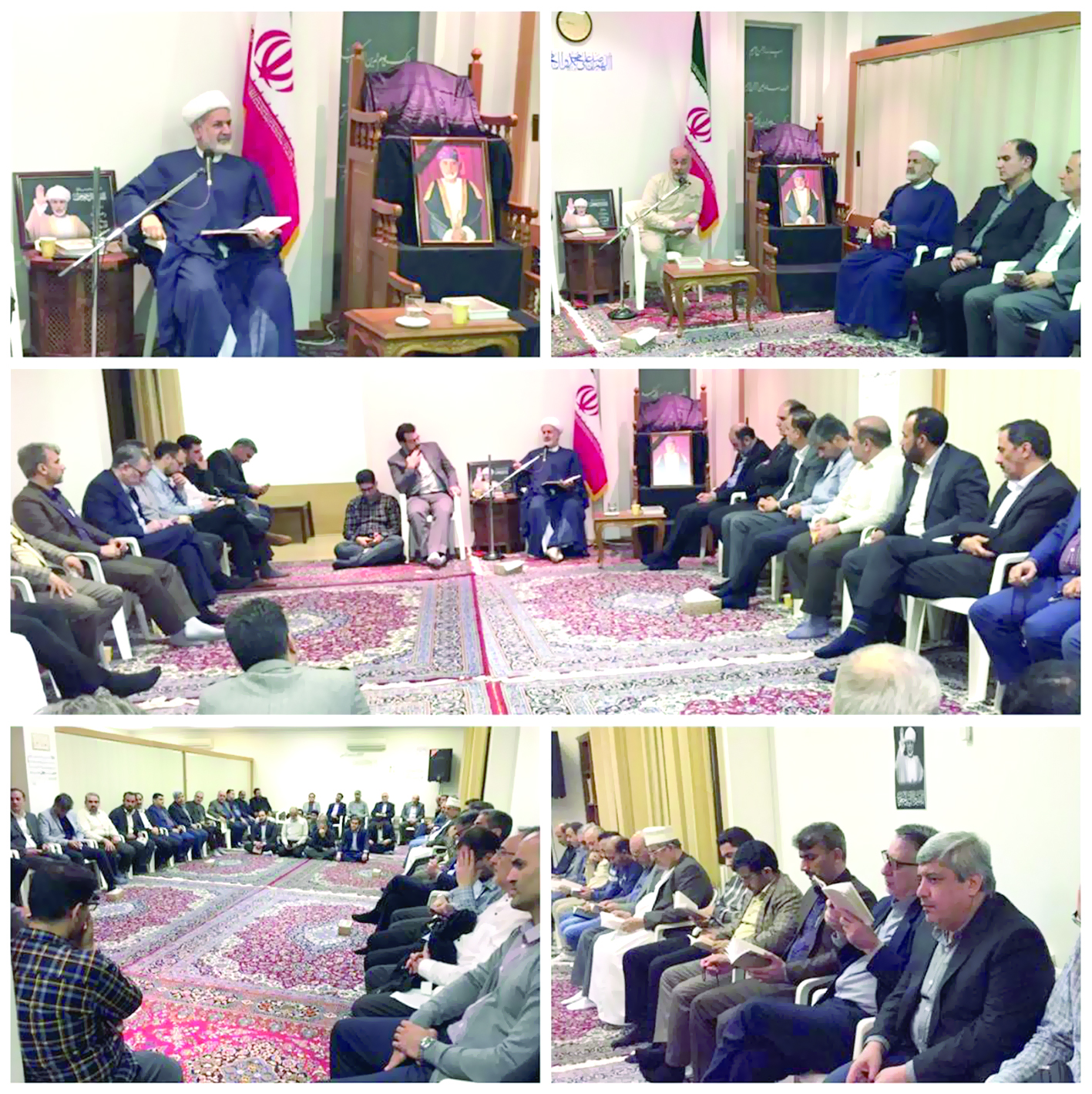 الجالیة الإیرانیة في السلطنة تقیم مجلس عزاء علی روح فقيد عٌمان