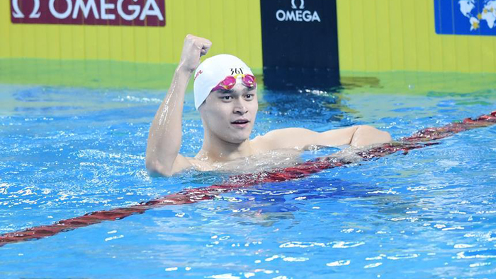 Five golds for China at FINA Champions Swim Series in Beijing