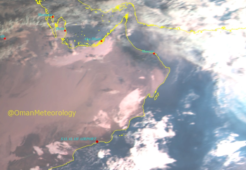 استمرار" تدفق" الضباب و السحب على بعض محافظات السلطنة