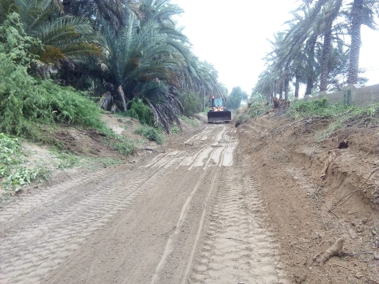 بلدية الخابورة تكثف جهودها في شفط تجمعات "مياه الامطار"