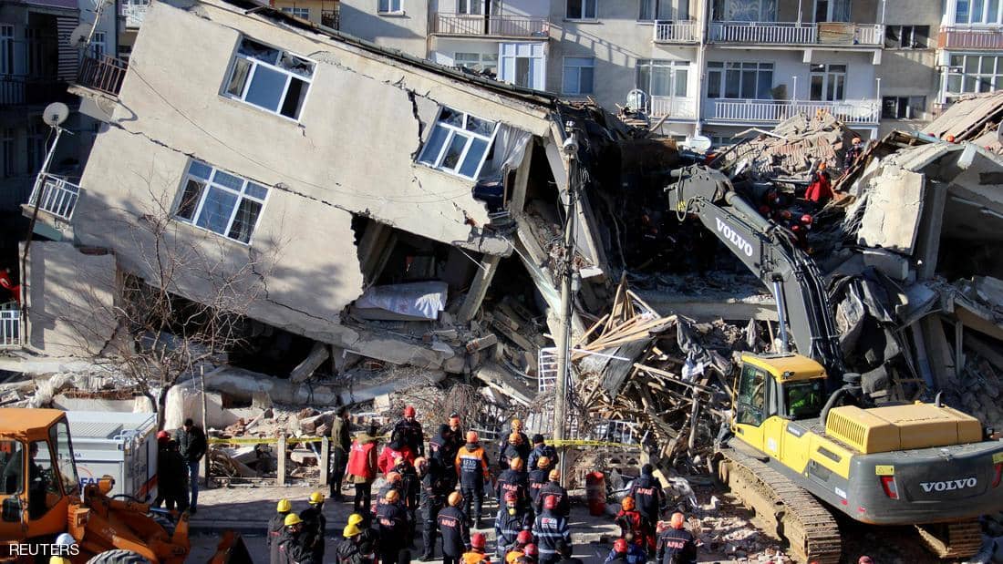 أرقام جديدة لضحايا الزلزال في تركيا