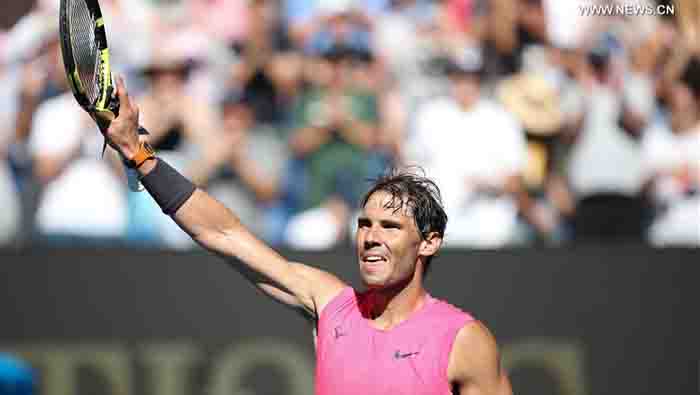 In form Nadal powers through to next round of Australian Open