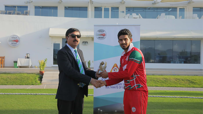 Aqib shines as Oman thrashes UAE for a perfect start to ICC tourney