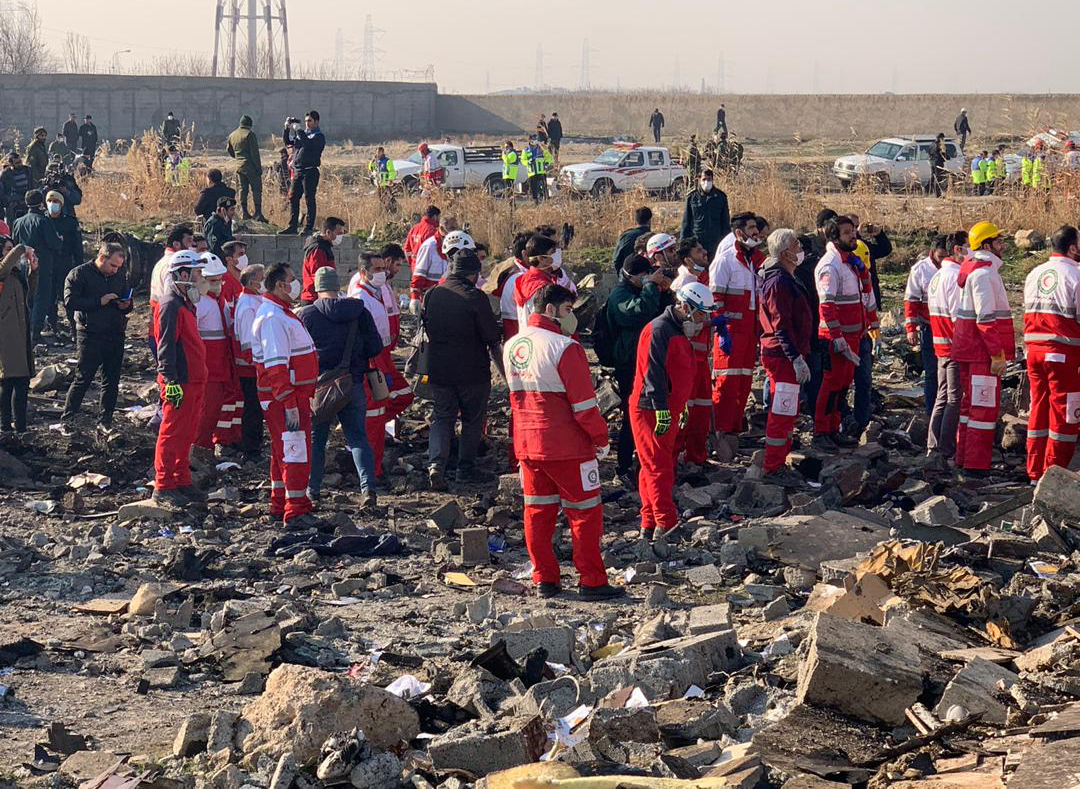 In Pictures: Jet crash in Iran