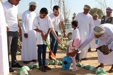 Trees cultivated for Omani Environment Day