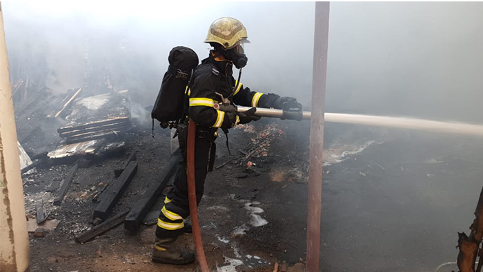 Firefighters tackle blaze at carpentry workshop in Oman