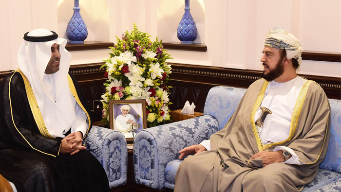 Sayyid Asa'ad receives President of Arab Parliament