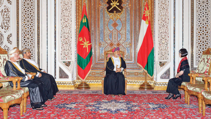His Majesty the Sultan receives ambassadors’ credentials