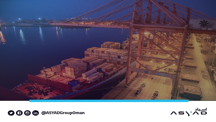 Ports in Oman handle 200 weekly trips for import and export