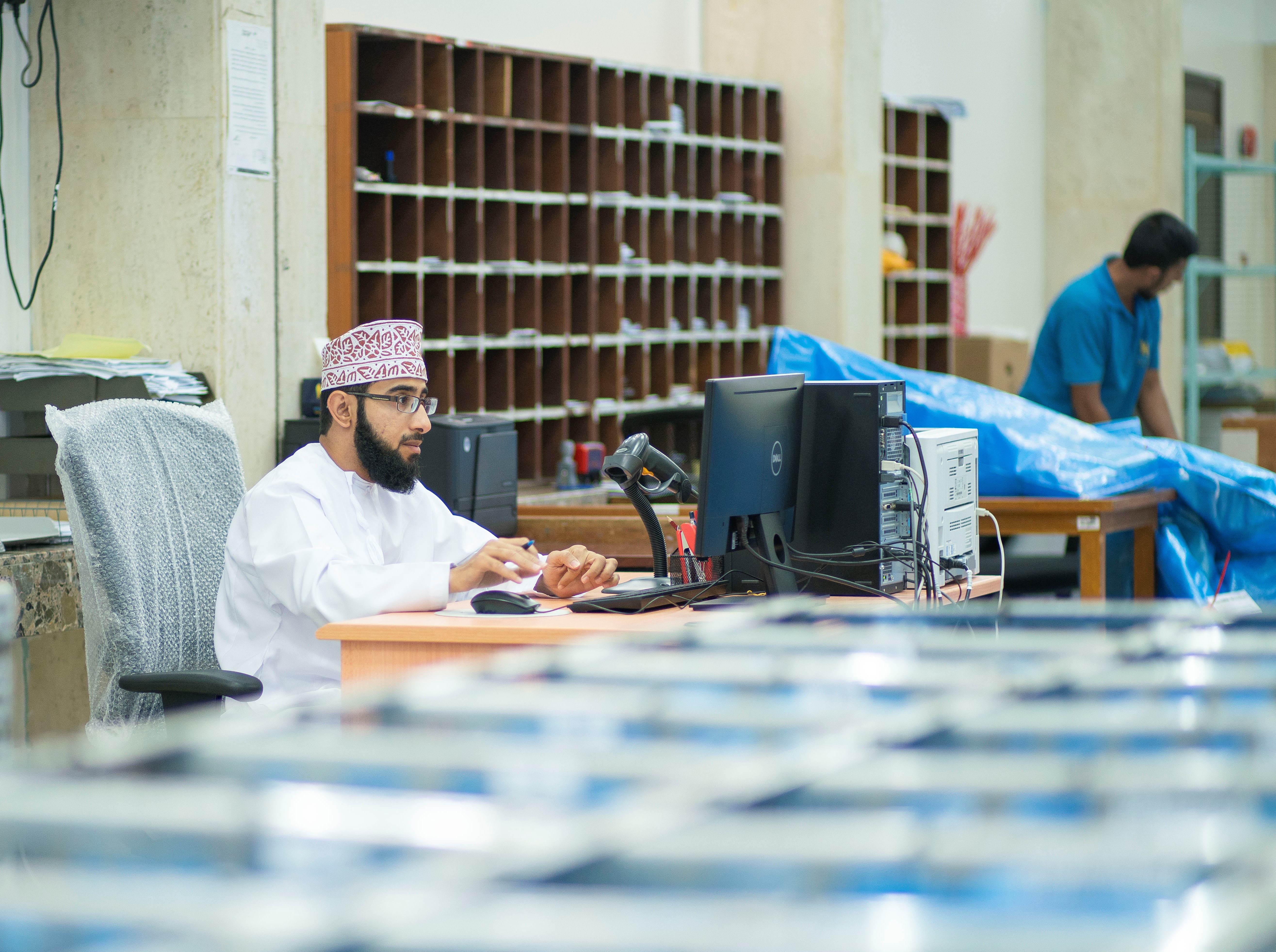 Oman post launches global courier services