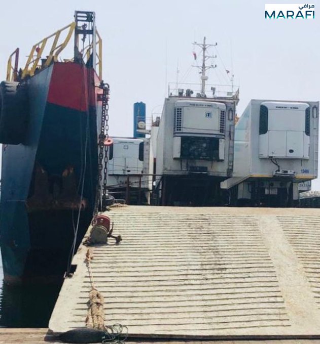 تدشين خط نقل بحري مباشر بين ميناء السويق وبندر عباس الإيراني