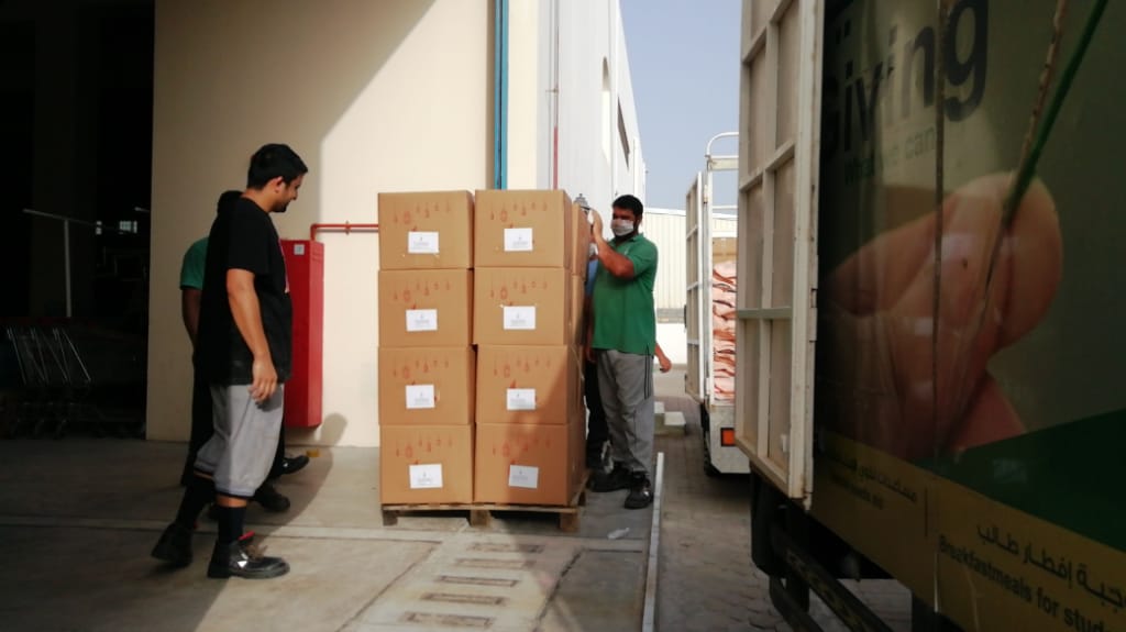 Coronavirus: Volunteers step in to help out families in Muttrah during isolation
