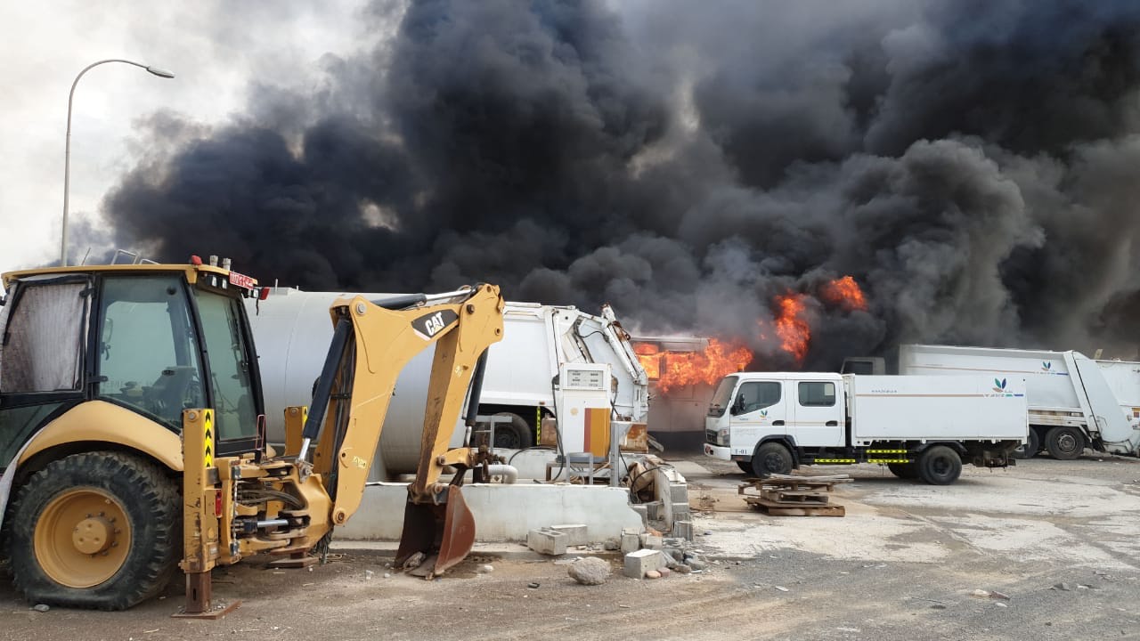 Fire breaks out in Muscat