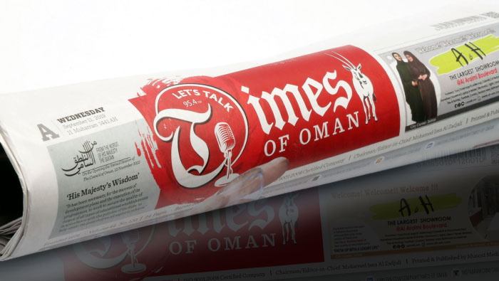 Times of Oman among top 10 newspapers in the region