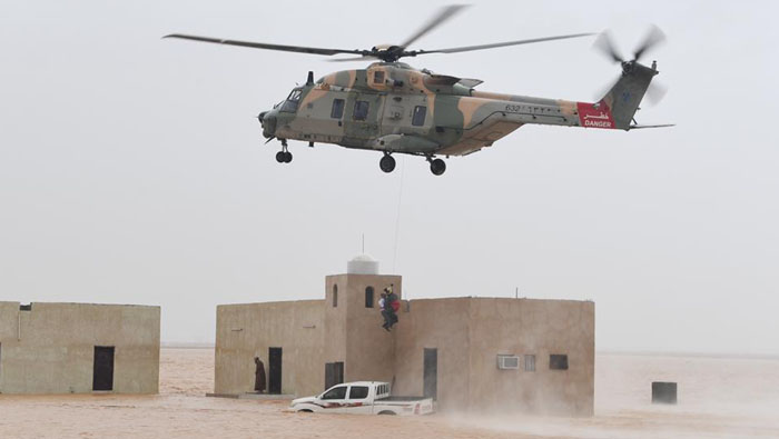 Royal Air Force conducts rescue, evacuation operation
