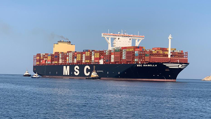 World's second-largest container ship received at Salalah Port