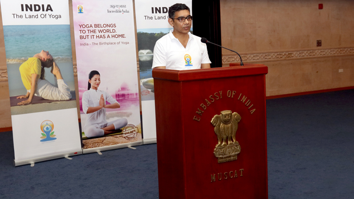 Indian embassy marks 6th International Day of Yoga in Oman