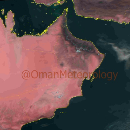 الأرصاد :  فرص لأمطار متفرقة على جبال الحجر