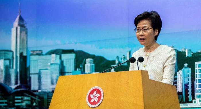 Hong Kong to 'vigorously implement' Beijing's new security law