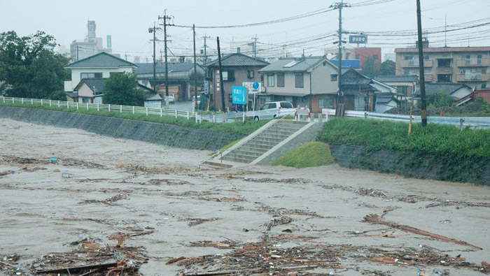 Japan floods increase risk of coronavirus spread