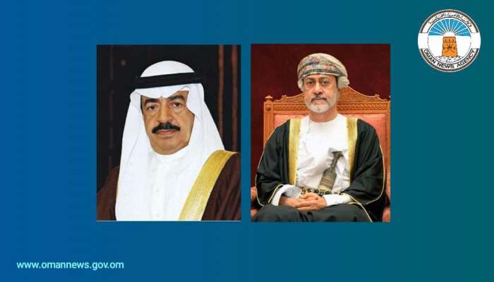 عبر الاتصال الهاتفي: جلالة السلطان يستعرض العلاقات الأخوية مع رئيس وزراء البحرين