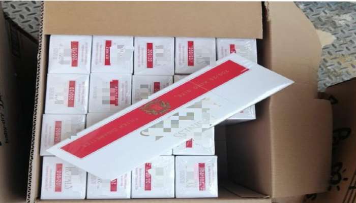 Smuggling of cigarettes thwarted, over 25,000 boxes seized