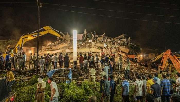 More than 60 people rescued after deadly building collapse in India