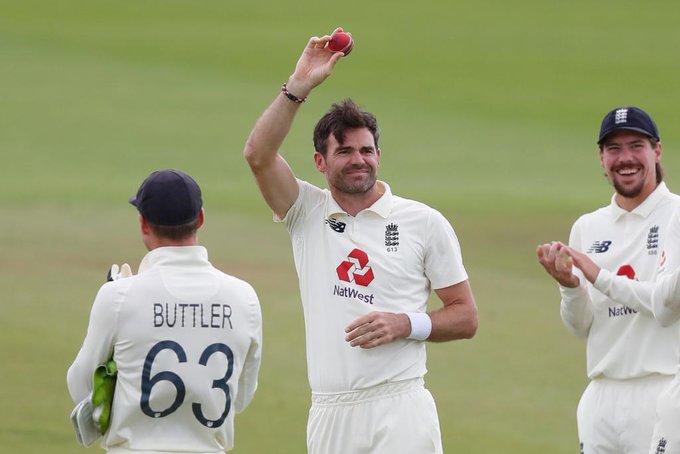 James Anderson becomes first fast bowler to take 600 Test wickets