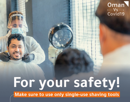 Barbershops must use single-use shaving tools