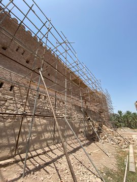 بالصور: وزارة التراث تواصل ترميم وصيانة المعالم الأثرية