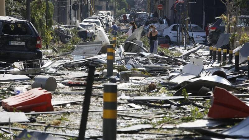 حصيلة ضحايا انفجار بيروت ترتفع إلى 135