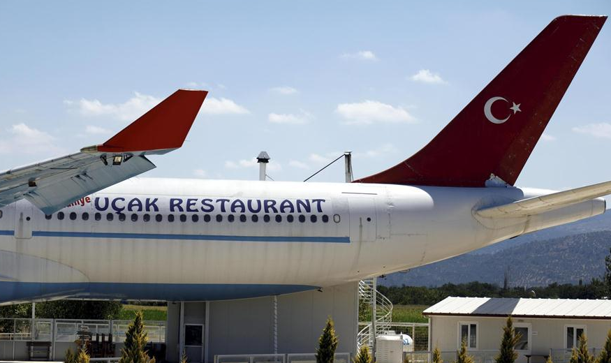 Turkey's largest airplane restaurant on sale for 1.4 mln U.S. dollars