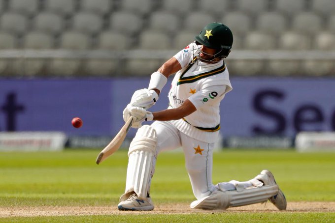 Masood tons up before seamers skittle England top order