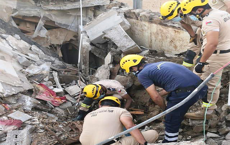 House collapses in Wilayat Muttrah, one dies, one injured