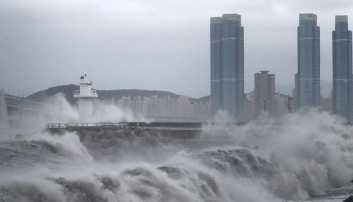 الإعصار هايشن يقترب من كوريا الجنوبية