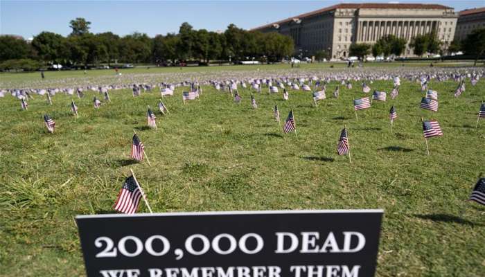 US COVID-19 death toll tops 200,000