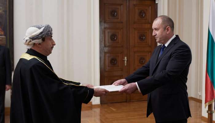 الرئيس البلغاري يتسلم أوراق اعتماد سفير السلطنة