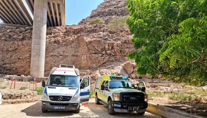 PACDA rescues a citizen in Wadi Shab