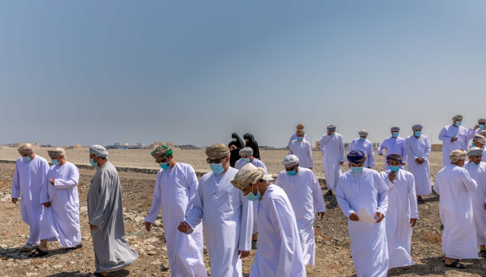 Minister inspectes new city project in the Wilayat of Liwa