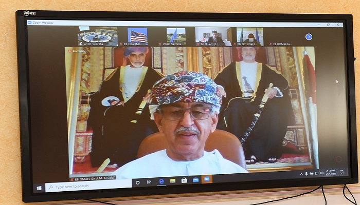 Oman's health minister Al-Saidi takes part in WHO Executive Board meeting