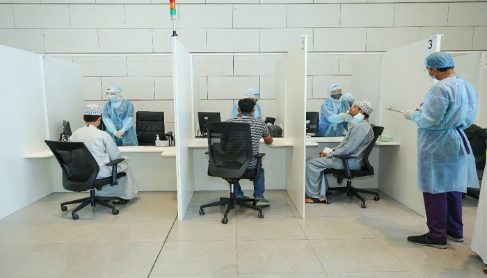 Service of obtaining PCR test reports reactivated at Muscat International Airport