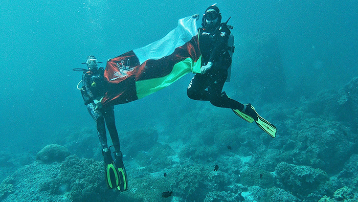 Girls in Oman sharpen their diving skills