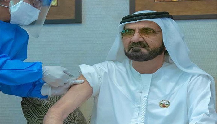 Mohammed bin Rashid receives COVID-19 vaccine