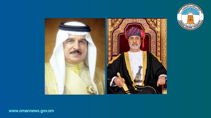 جلالة السلطان يعزّي ملك مملكة البحرين