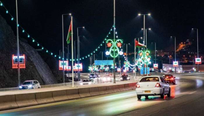 Muscat turns on national day lights