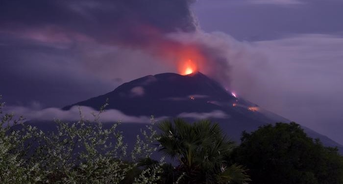 Thousands evacuated as volcano erupts in Indonesia