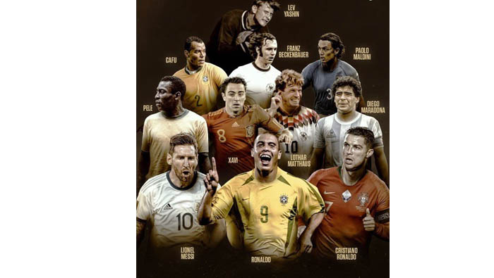 Messi, Ronaldo, Pele, Maradona included in Ballon d'Or Dream Team
