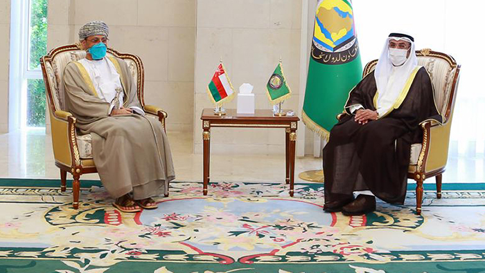 Busaidi meets GCC Secretary General